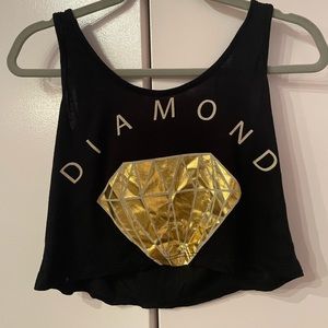 Forever21 Diamond crop top